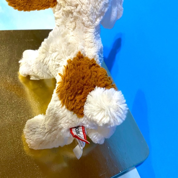 DOUGLAS CUDDLE TOYS VTG 2010 WHITE SPANIEL PUPPY SUPER SOFT PLUSH KEENE, NH 7” - Picture 5 of 14